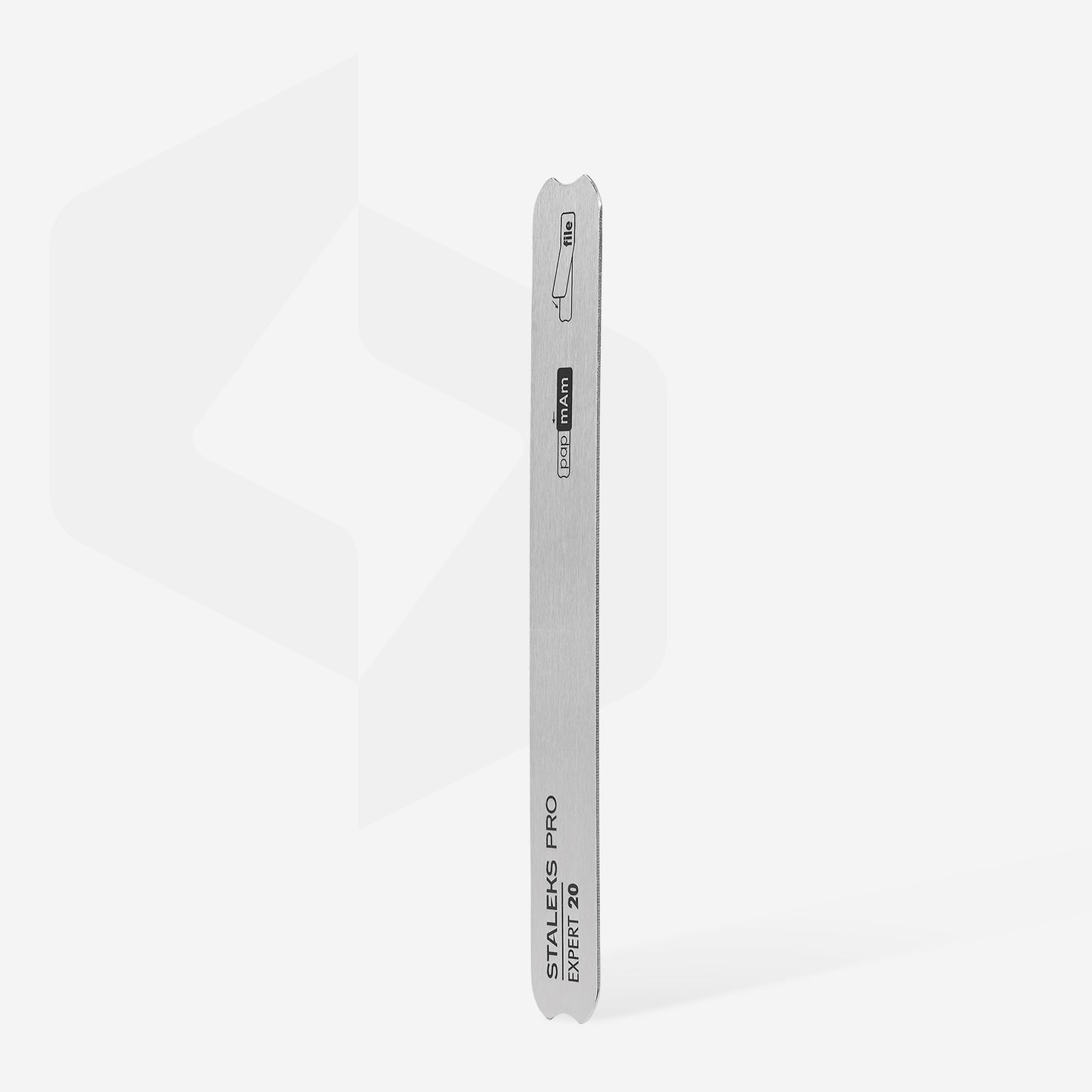Straight metal nail file (base) EXPERT 20