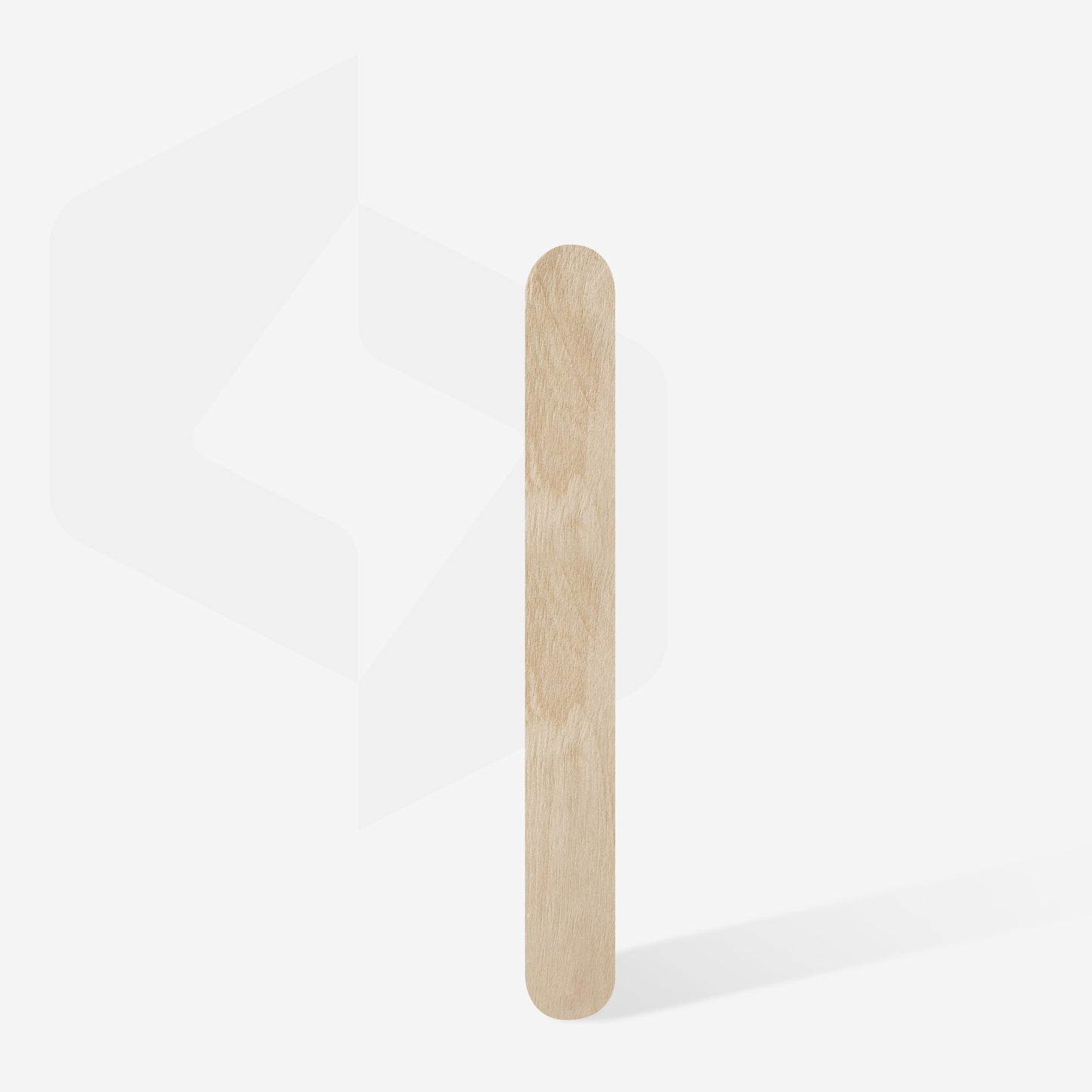 Straight disposable wooden nail file (base) EXPERT 20 (50 pcs), set