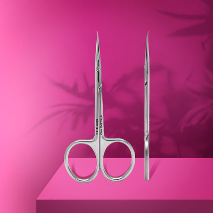 Professional cuticle scissors with hook for left-handed users EXPERT 13 TYPE 3